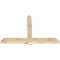 Ekena Millwork Eugene Rough Sawn Timber Gable Bracket, Douglas Fir, 72"W x 48"H x 4"D x 6"F, 16/12 Pitch GBW072X48X0406EUG00RDF - alternate 3